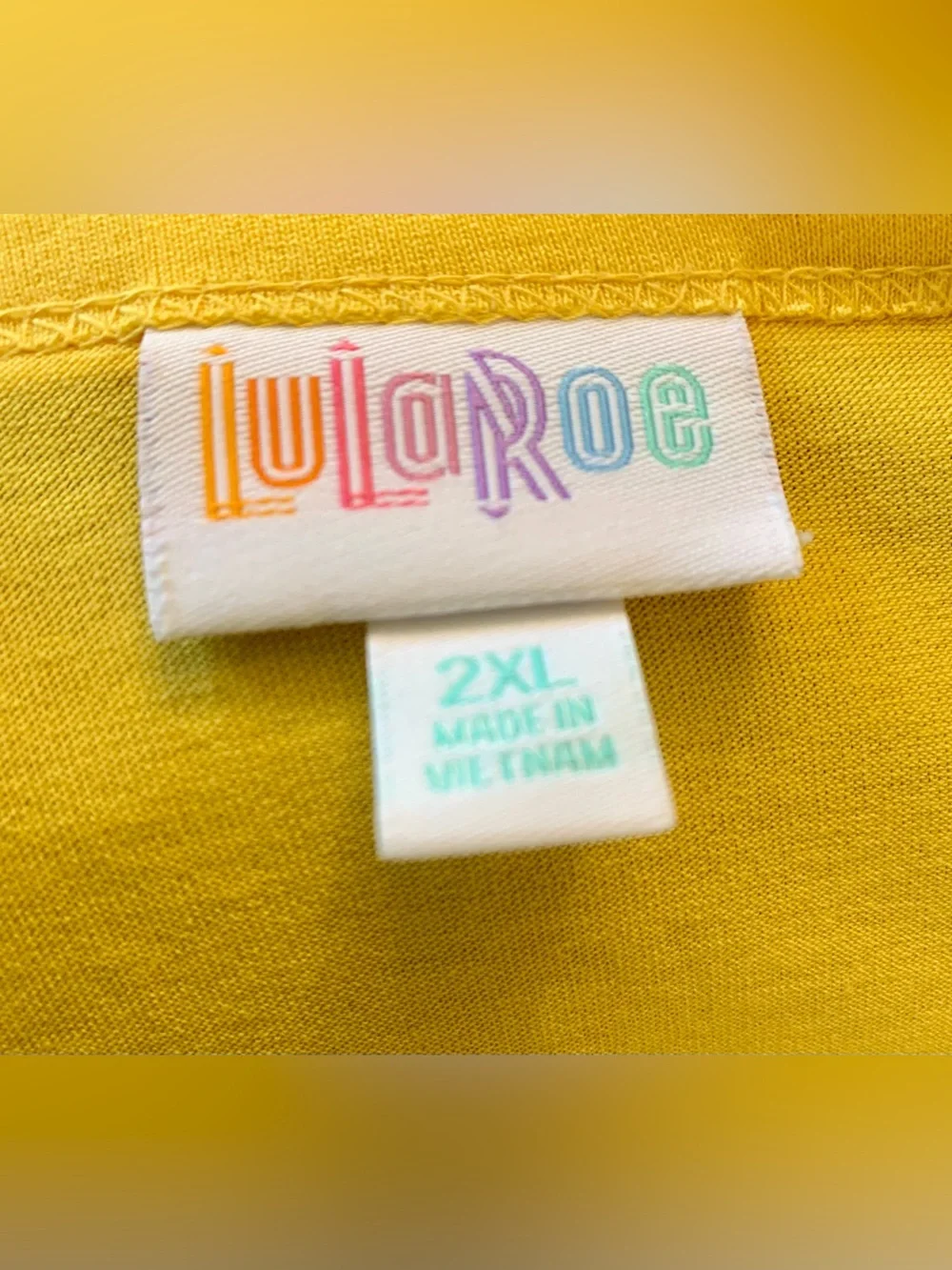 LuLaRoe Nicki Sleeveless Dress - Yellow - Pockets - 2XL - Sundress - Picture 10 of 11